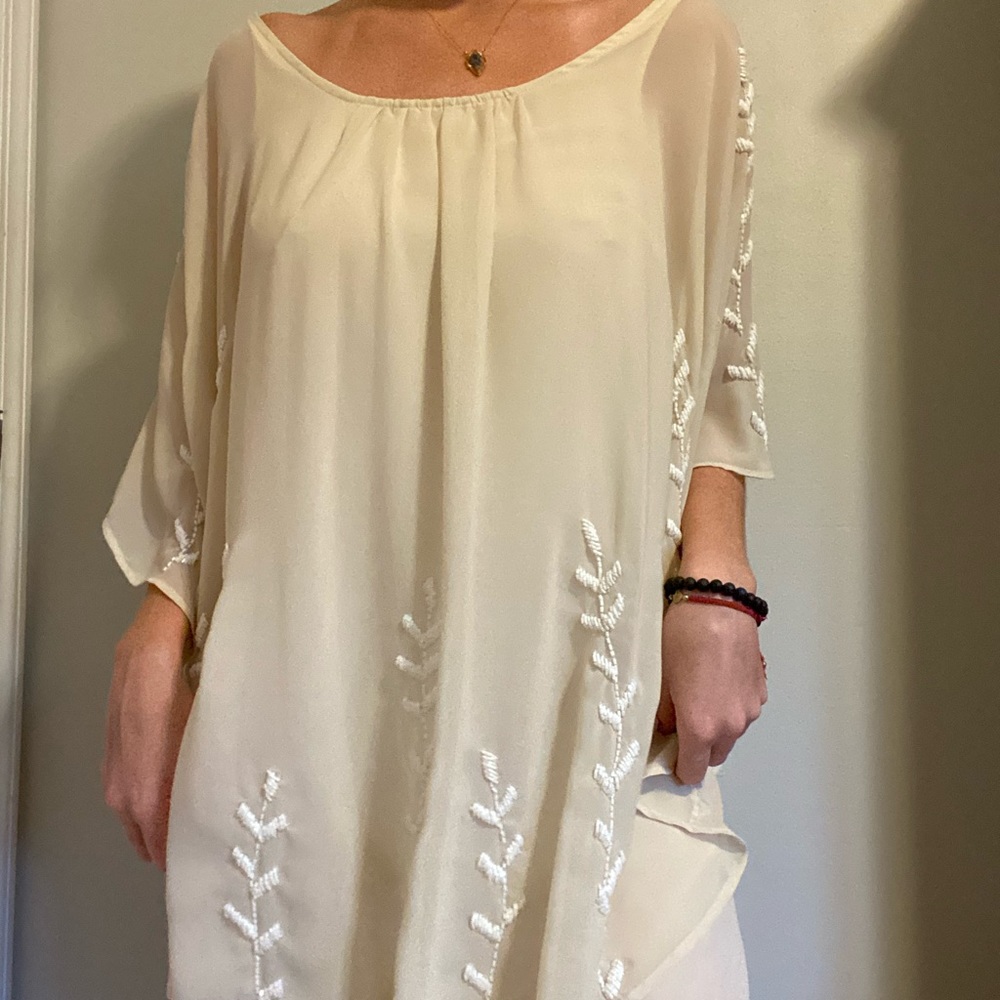 Elegant white dress
